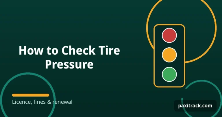How to Check Tire Pressure
