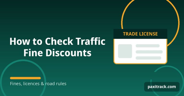 How to Check Traffic Fine Discounts