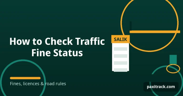 How to Check Traffic Fine Status