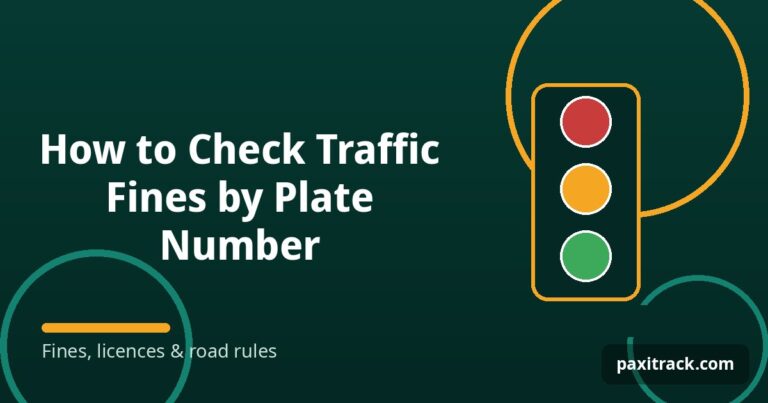 How to Check Traffic Fines by Plate Number