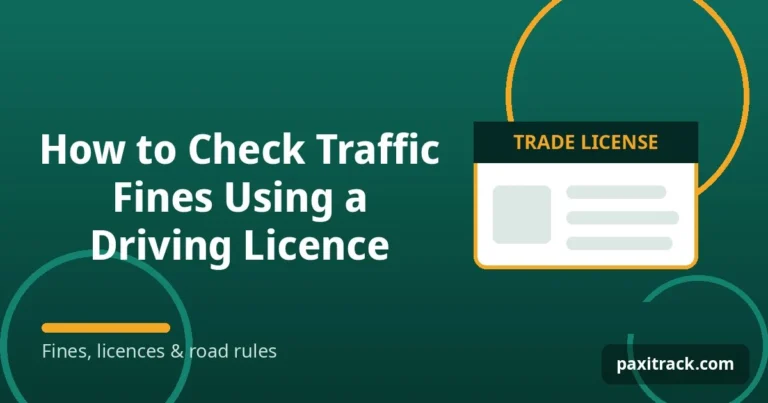 How to Check Traffic Fines Using a Driving Licence