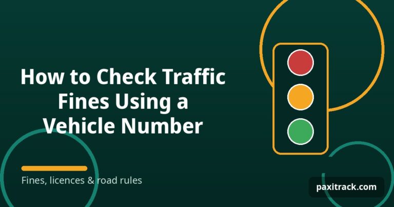 How to Check Traffic Fines Using a Vehicle Number