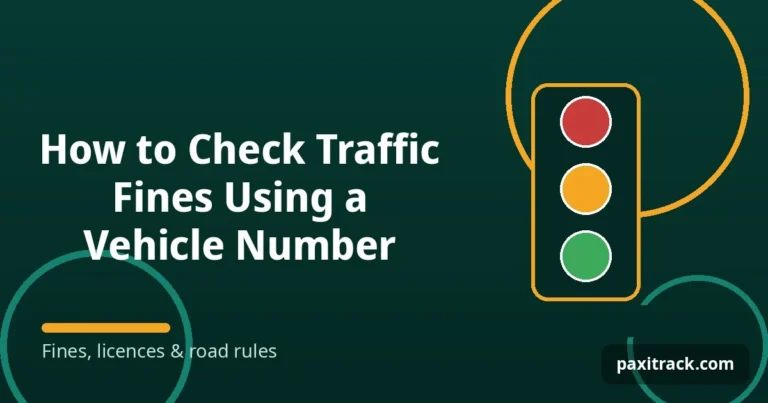 How to Check Traffic Fines Using a Vehicle Number