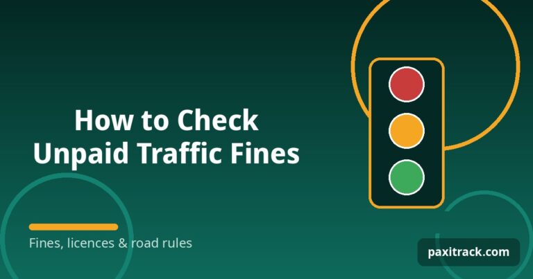 How to Check Unpaid Traffic Fines