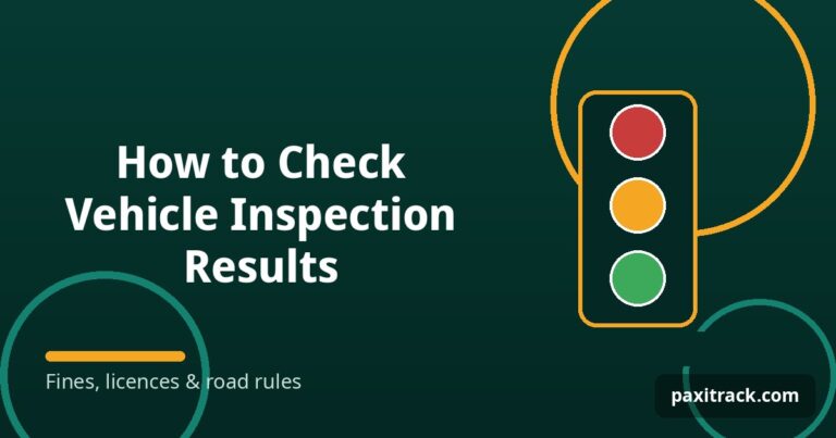 How to Check Vehicle Inspection Results