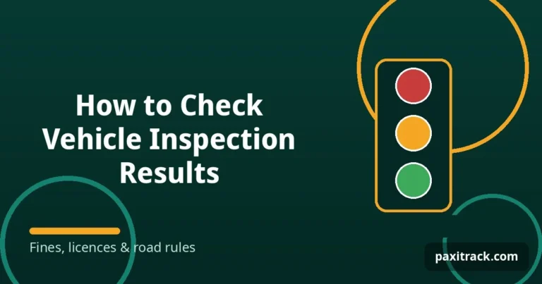How to Check Vehicle Inspection Results