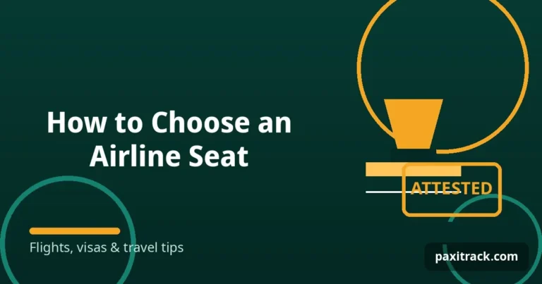How to Choose an Airline Seat