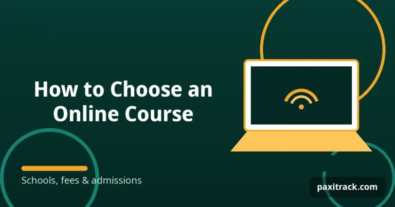 How to Choose an Online Course