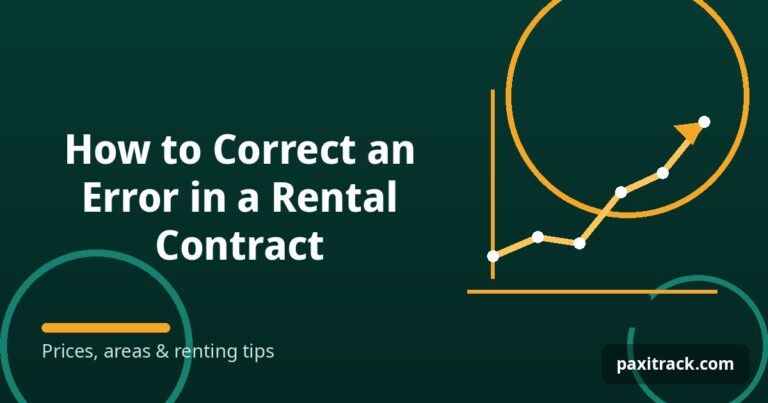 How to Correct an Error in a Rental Contract