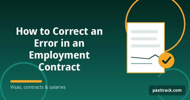 How to Correct an Error in an Employment Contract