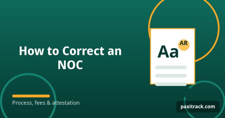 How to Correct an NOC