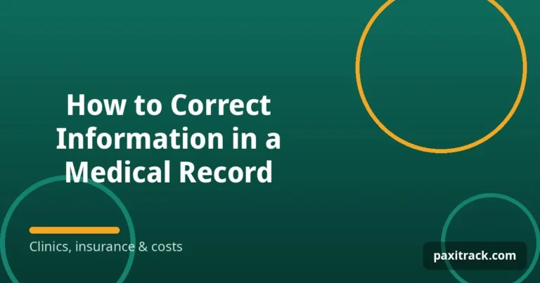 How to Correct Information in a Medical Record