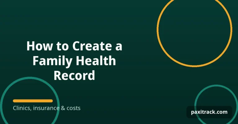 How to Create a Family Health Record