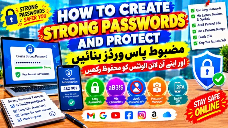 how to create strong passwords