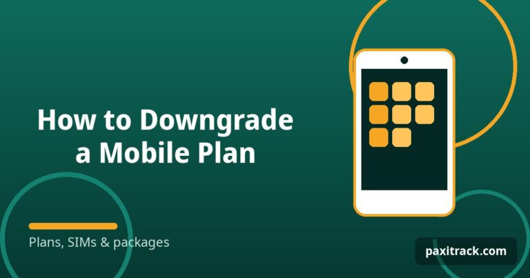 How to Downgrade a Mobile Plan