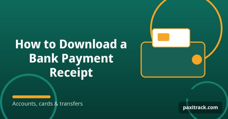How to Download a Bank Payment Receipt