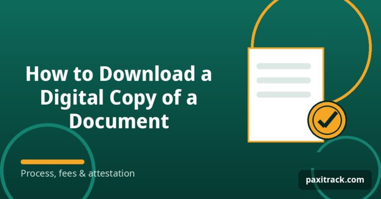 How to Download a Digital Copy of a Document