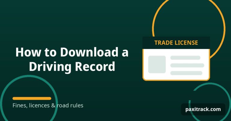 How to Download a Driving Record