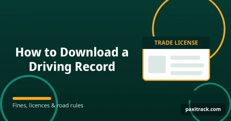 How to Download a Driving Record