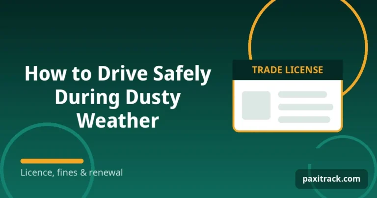 How to Drive Safely During Dusty Weather