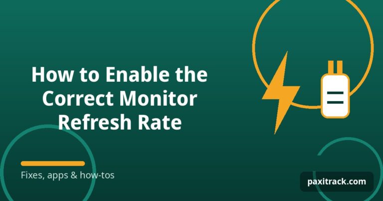 How to Enable the Correct Monitor Refresh Rate