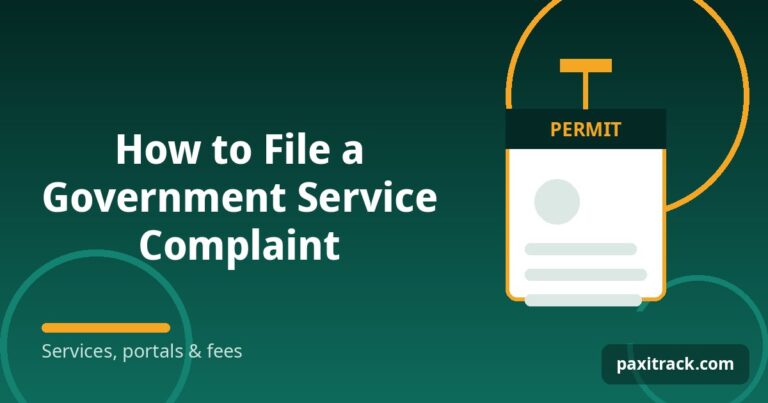 How to File a Government Service Complaint