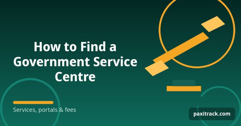 How to Find a Government Service Centre
