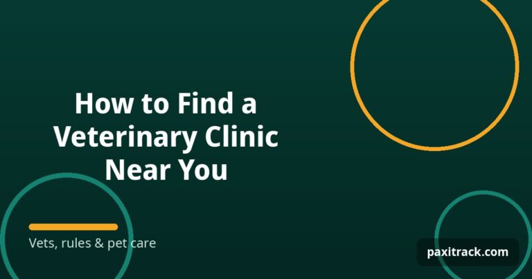How to Find a Veterinary Clinic Near You
