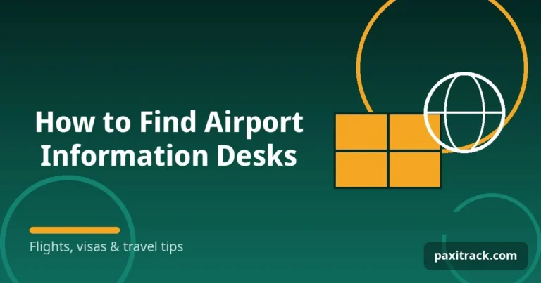 How to Find Airport Information Desks