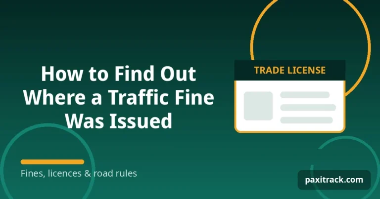 How to Find Out Where a Traffic Fine Was Issued