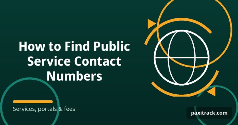 How to Find Public Service Contact Numbers