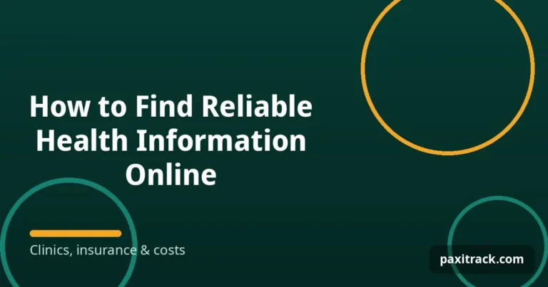 How to Find Reliable Health Information Online