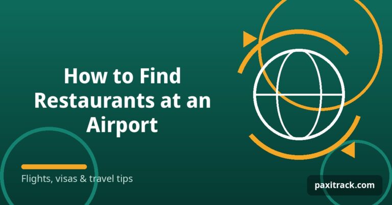 How to Find Restaurants at an Airport