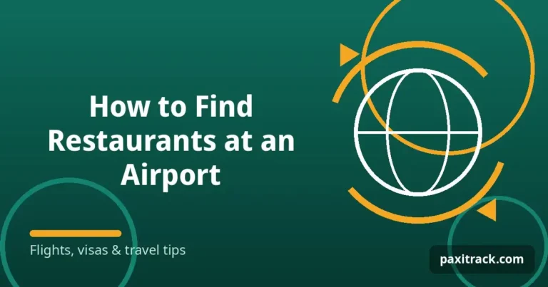 How to Find Restaurants at an Airport