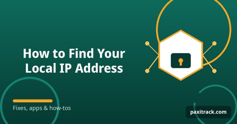 How to Find Your Local IP Address