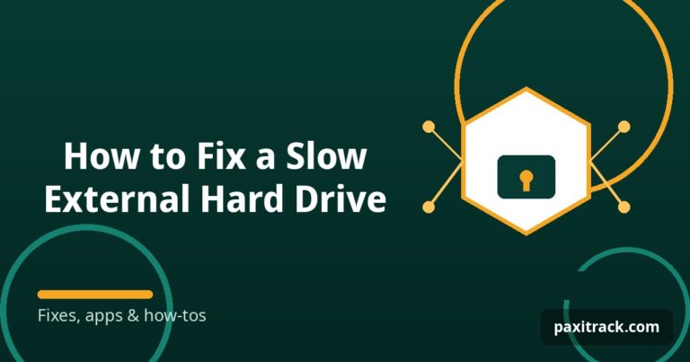 How to Fix a Slow External Hard Drive