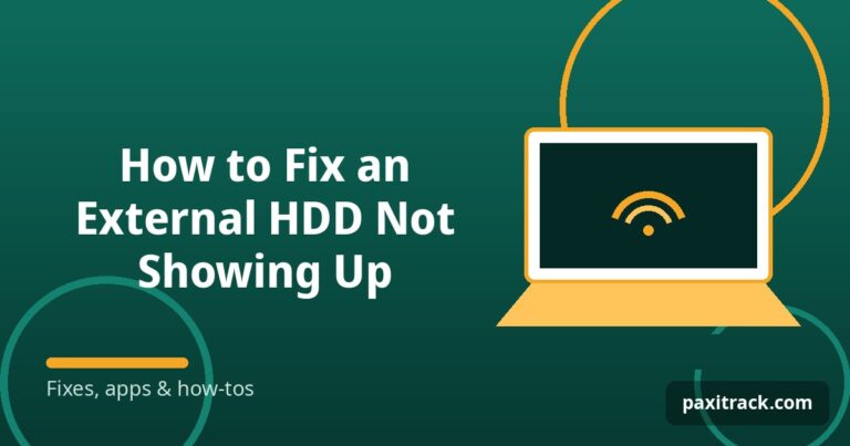 How to Fix an External HDD Not Showing Up