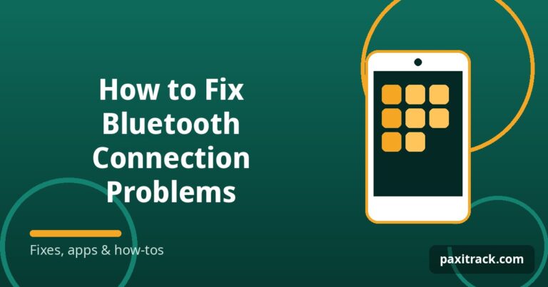 How to Fix Bluetooth Connection Problems