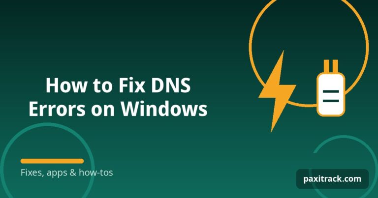 How to Fix DNS Errors on Windows