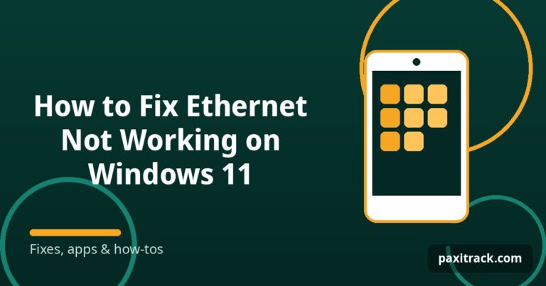 How to Fix Ethernet Not Working on Windows 11
