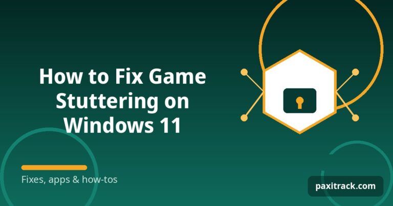 How to Fix Game Stuttering on Windows 11