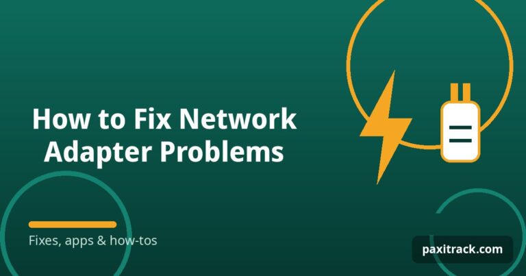 How to Fix Network Adapter Problems