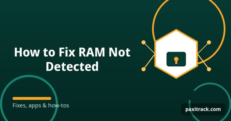 How to Fix RAM Not Detected