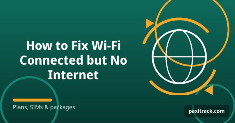 How to Fix Wi-Fi Connected but No Internet