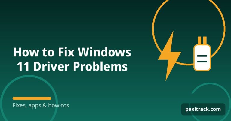 How to Fix Windows 11 Driver Problems