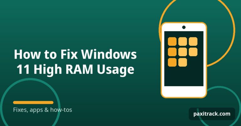 How to Fix Windows 11 High RAM Usage