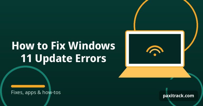 How to Fix Windows 11 Update Errors