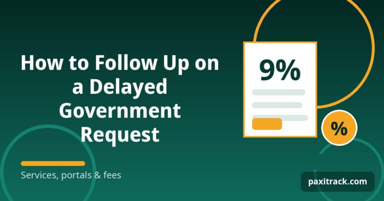 How to Follow Up on a Delayed Government Request