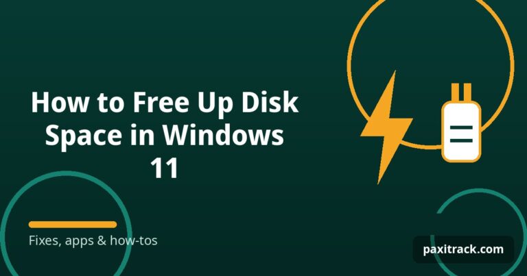 How to Free Up Disk Space in Windows 11