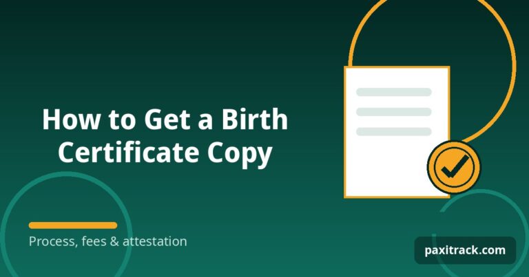 How to Get a Birth Certificate Copy